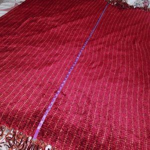 Chris Madden Goodwin Weavers Rayon Throw Blanket